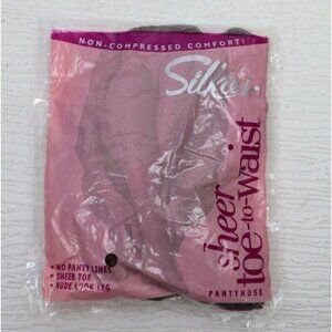 VTG SILKIES  SHEER TOE-TO-WAIST PANTY HOSE 080205 - MEDIUM -TAUPE
